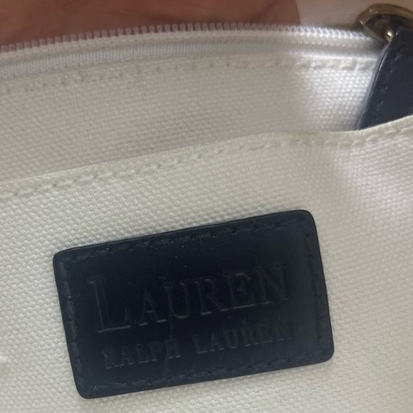 Ralph Lauren black leather label bag - Picture 12 of 13